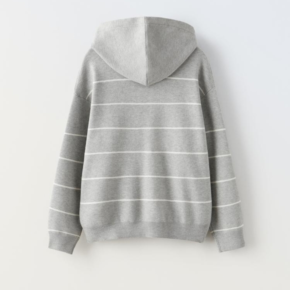 ZARA KIDS STRIPED KNIT SWEATER - Picture 2 of 5